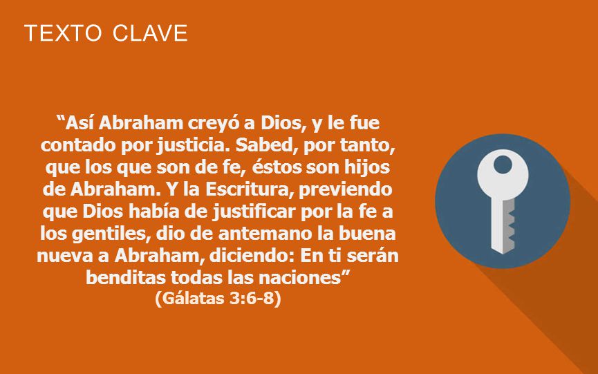 Así Abraham creyó a Dios, y le fue contado por justicia