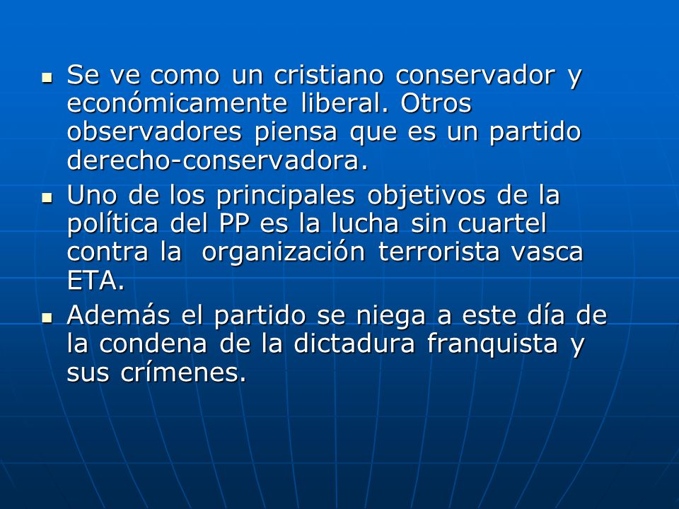 Se ve como un cristiano conservador y económicamente liberal