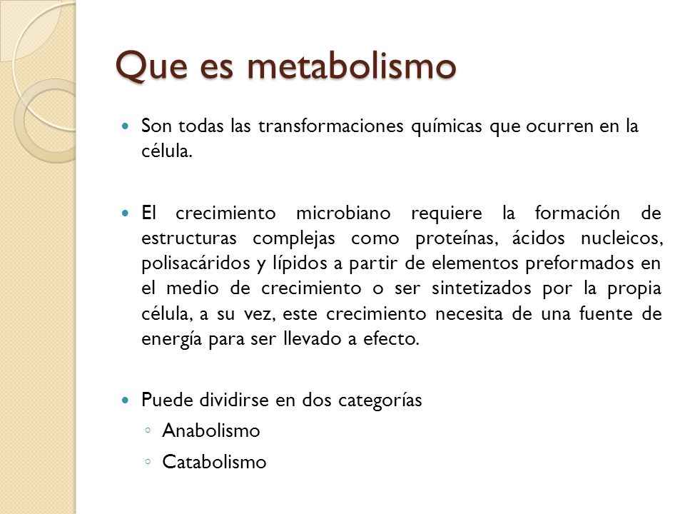 Que es metabolismo Son todas las transformaciones químicas que ocurren en la célula.