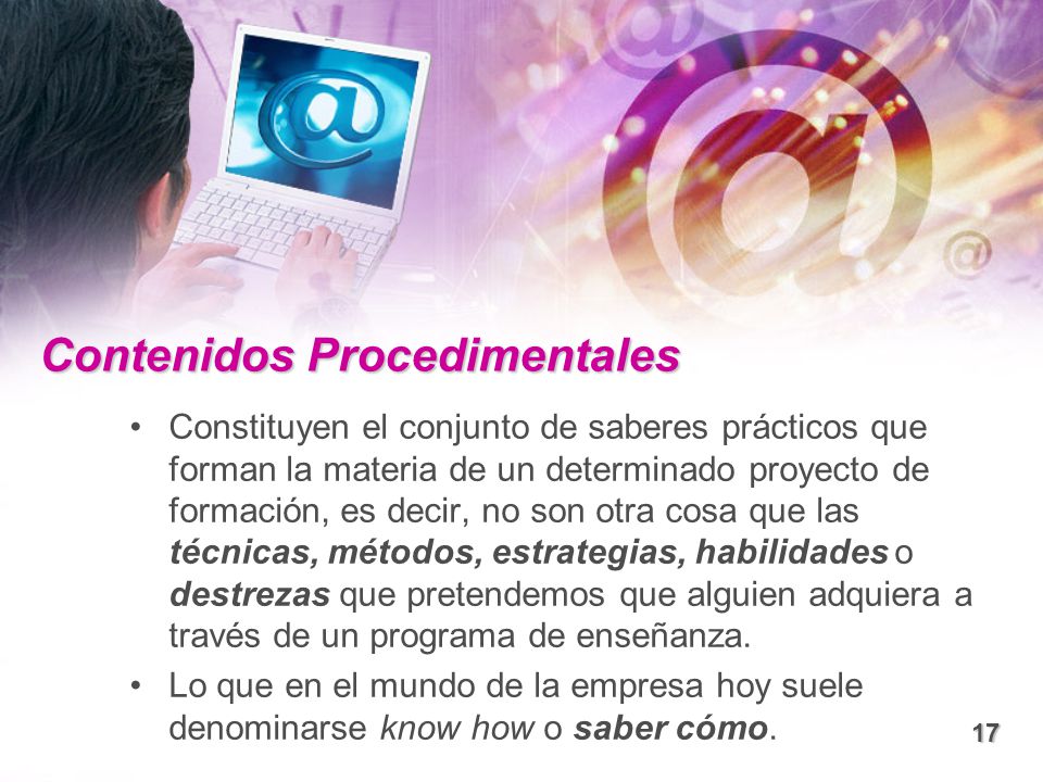 Contenidos Procedimentales