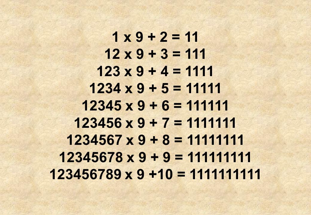 1 x = x = x = x = x =