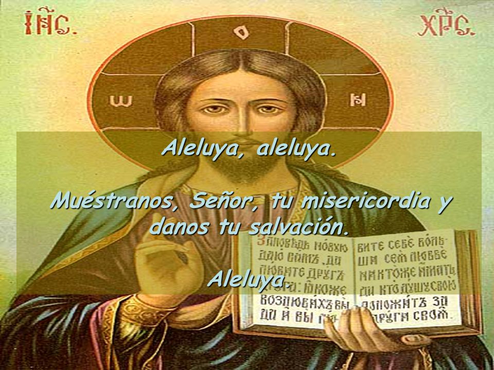 Muéstranos, Señor, tu misericordia y danos tu salvación.