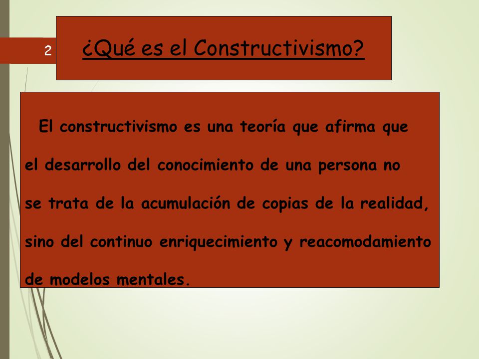 EL Constructivismo. - ppt descargar