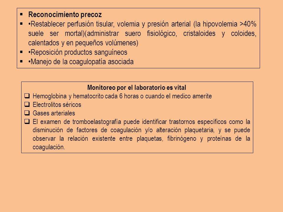 Monitoreo por el laboratorio es vital