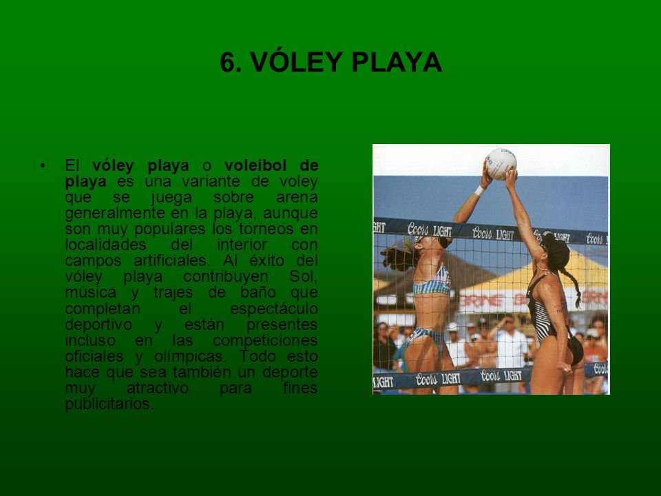 6. VÓLEY PLAYA
