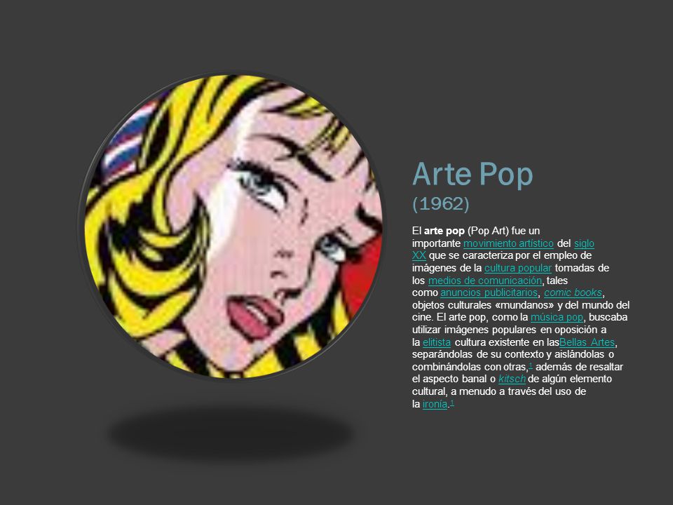 Arte Pop (1962)