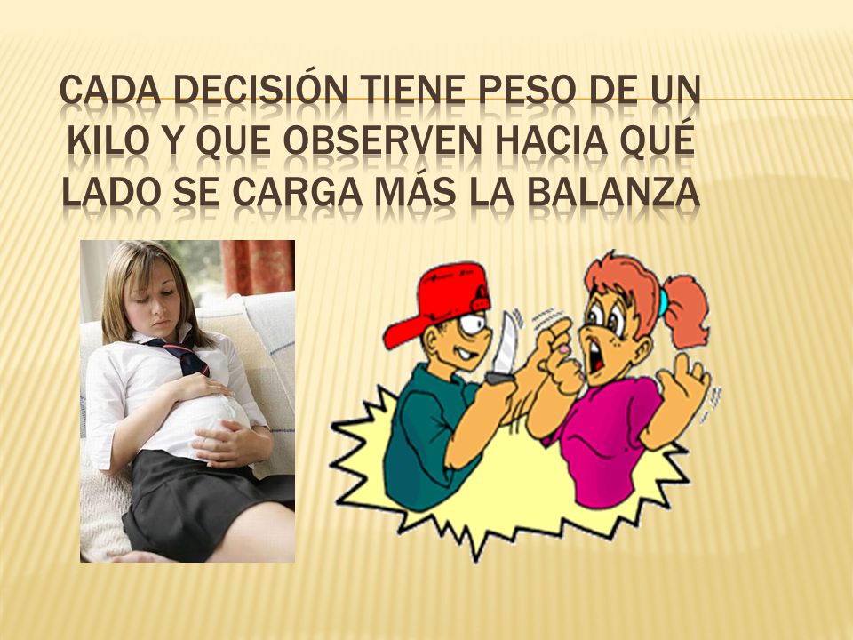 Cada decisión tiene peso de un kilo y que observen hacia qué lado se carga más la balanza