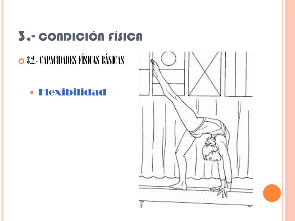 3.- condición física CAPACIDADES FÍSICAS BÁSICAS Flexibilidad