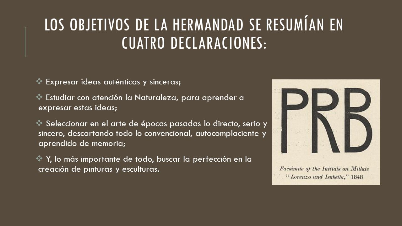 Los objetivos de la Hermandad se resumían en cuatro declaraciones: