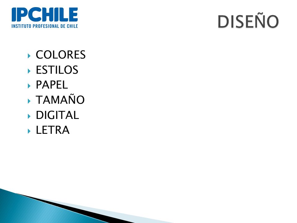 DISEÑO COLORES ESTILOS PAPEL TAMAÑO DIGITAL LETRA