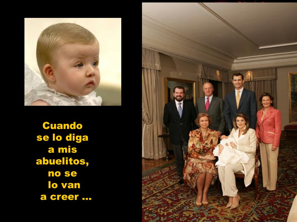 Cuando se lo diga a mis abuelitos, no se lo van a creer …