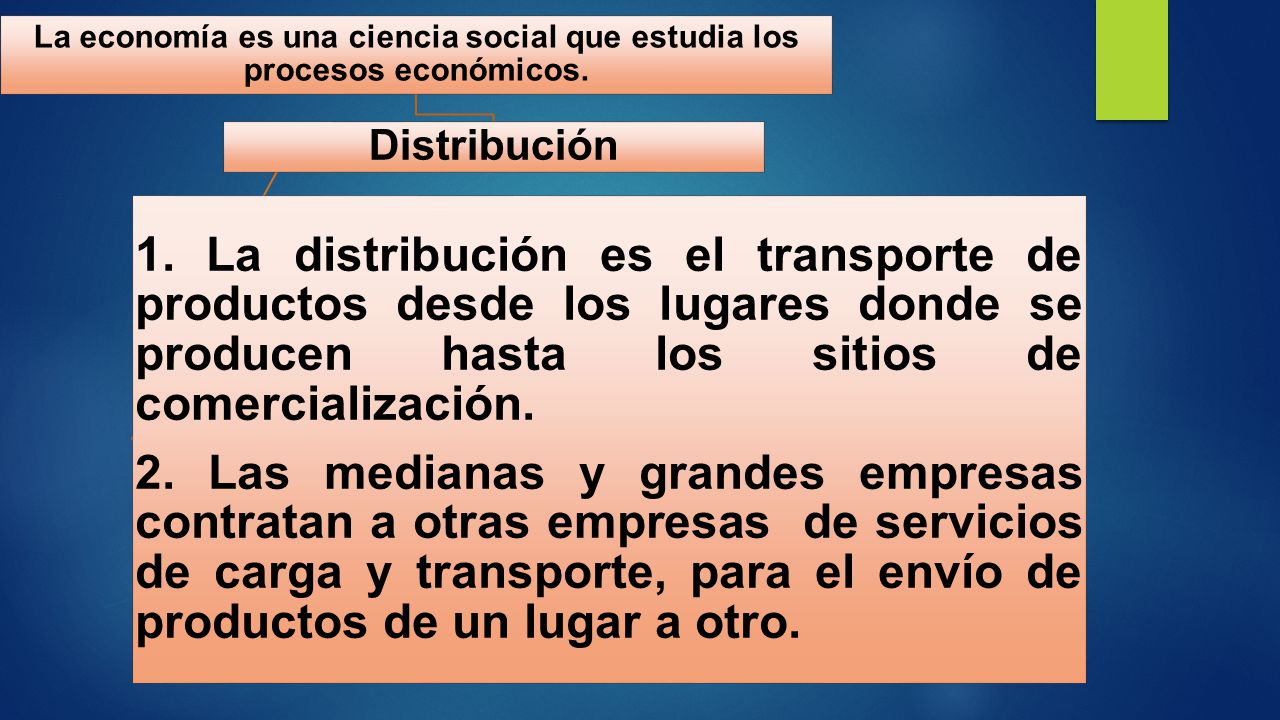 La economía es una ciencia social que estudia los procesos económicos.