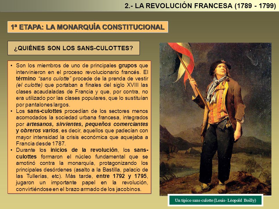 ¿QUIÉNES SON LOS SANS-CULOTTES