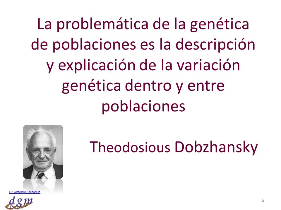 La problemática de la genética de poblaciones es la descripción y explicación de la variación genética dentro y entre poblaciones