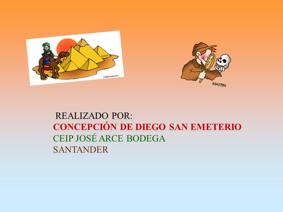 REALIZADO POR: CONCEPCIÓN DE DIEGO SAN EMETERIO CEIP JOSÉ ARCE BODEGA SANTANDER