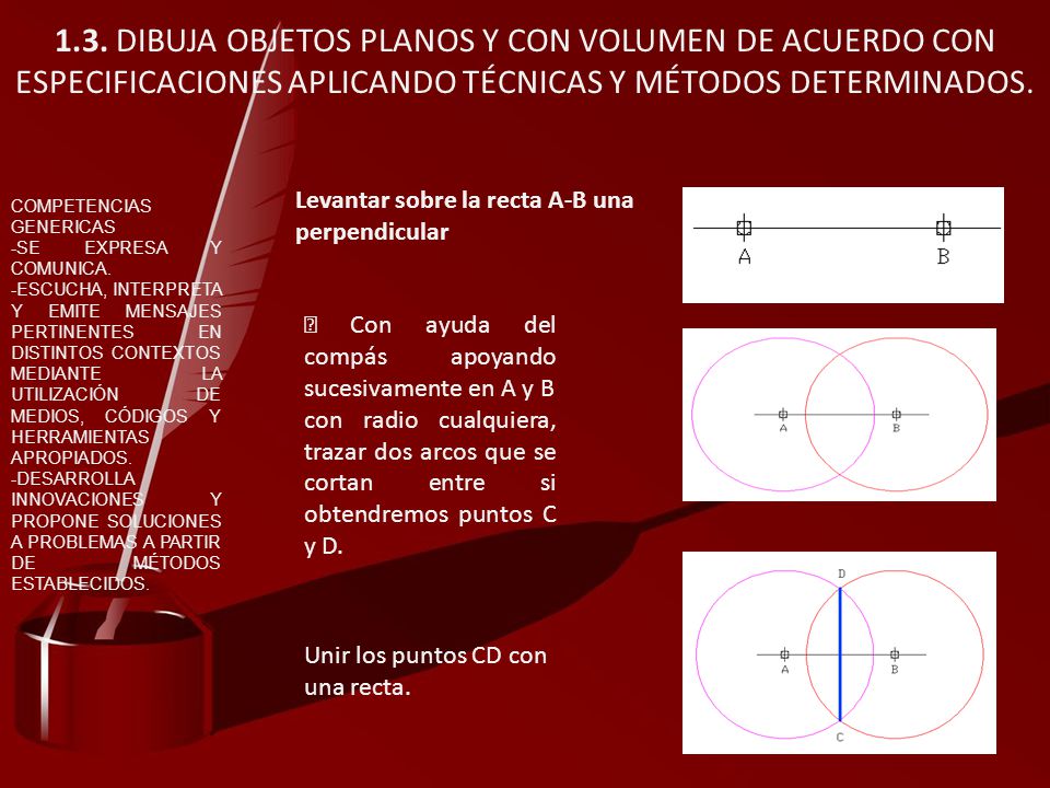 1.3. DIBUJA OBJETOS PLANOS Y CON VOLUMEN DE ACUERDO CON ESPECIFICACIONES APLICANDO TÉCNICAS Y MÉTODOS DETERMINADOS.