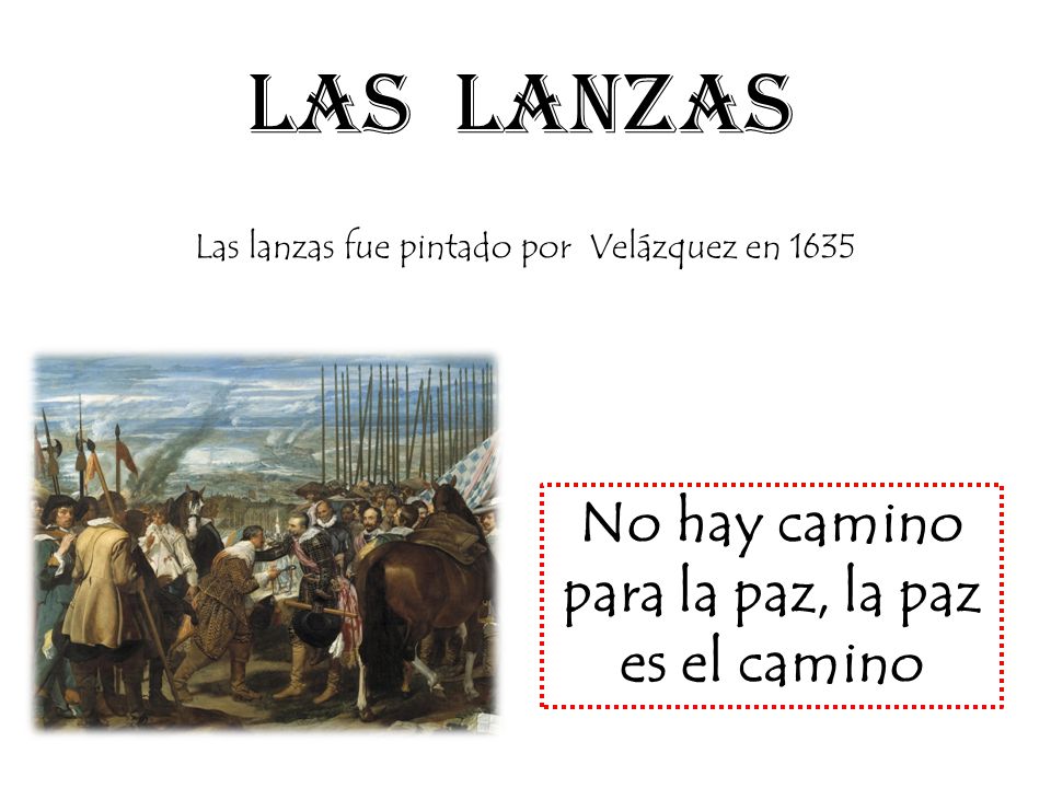 No hay camino para la paz, la paz es el camino
