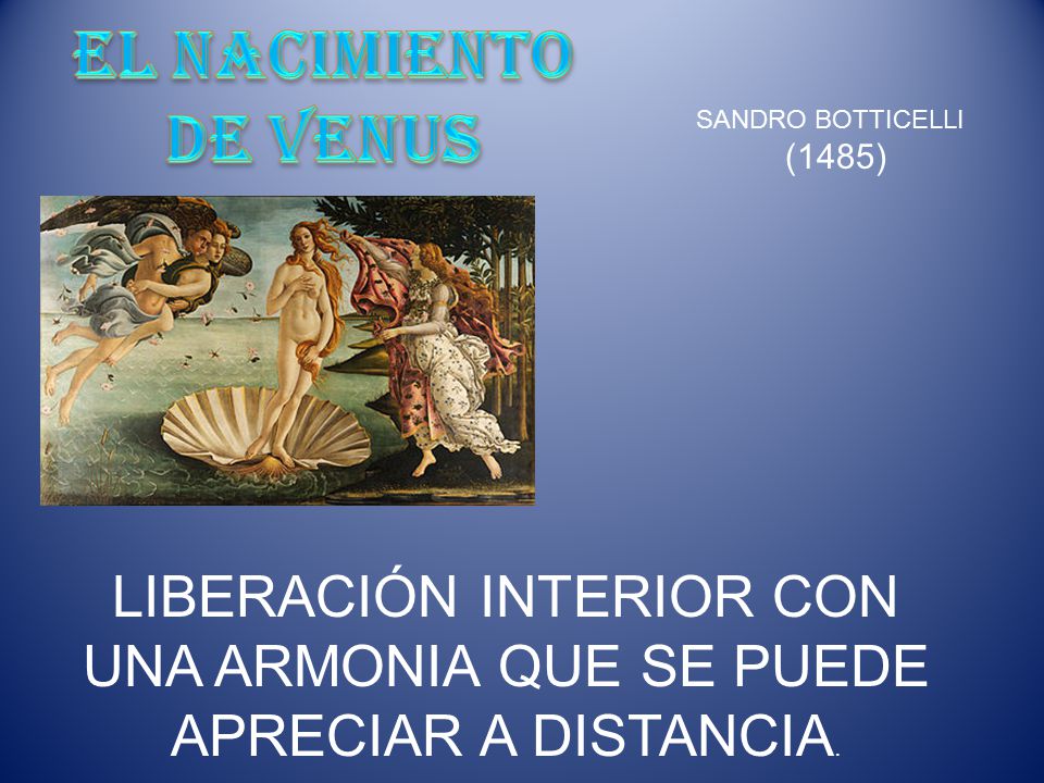 LIBERACIÓN INTERIOR CON UNA ARMONIA QUE SE PUEDE APRECIAR A DISTANCIA.