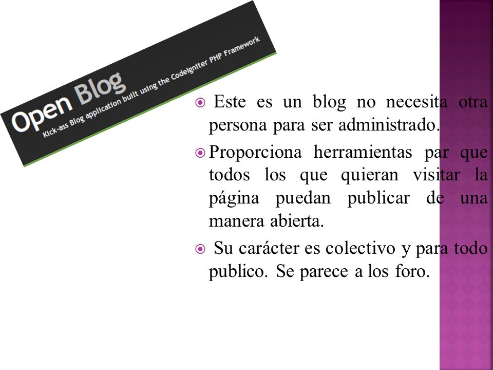 Este es un blog no necesita otra persona para ser administrado.