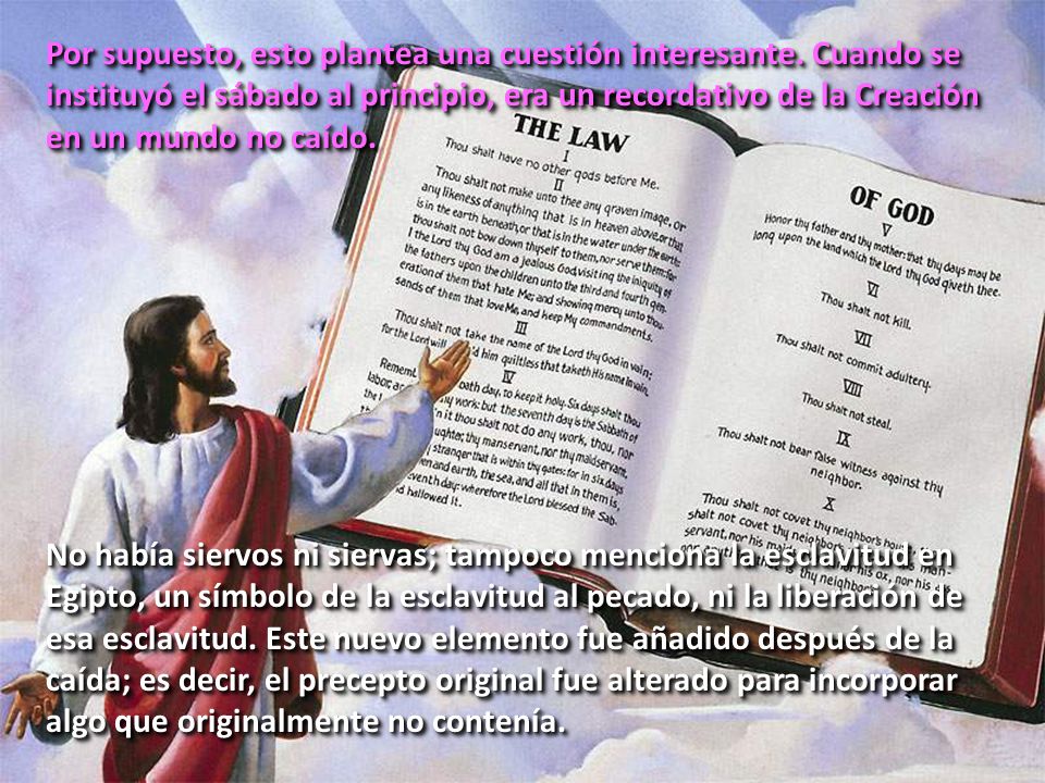 Por supuesto, esto plantea una cuestión interesante
