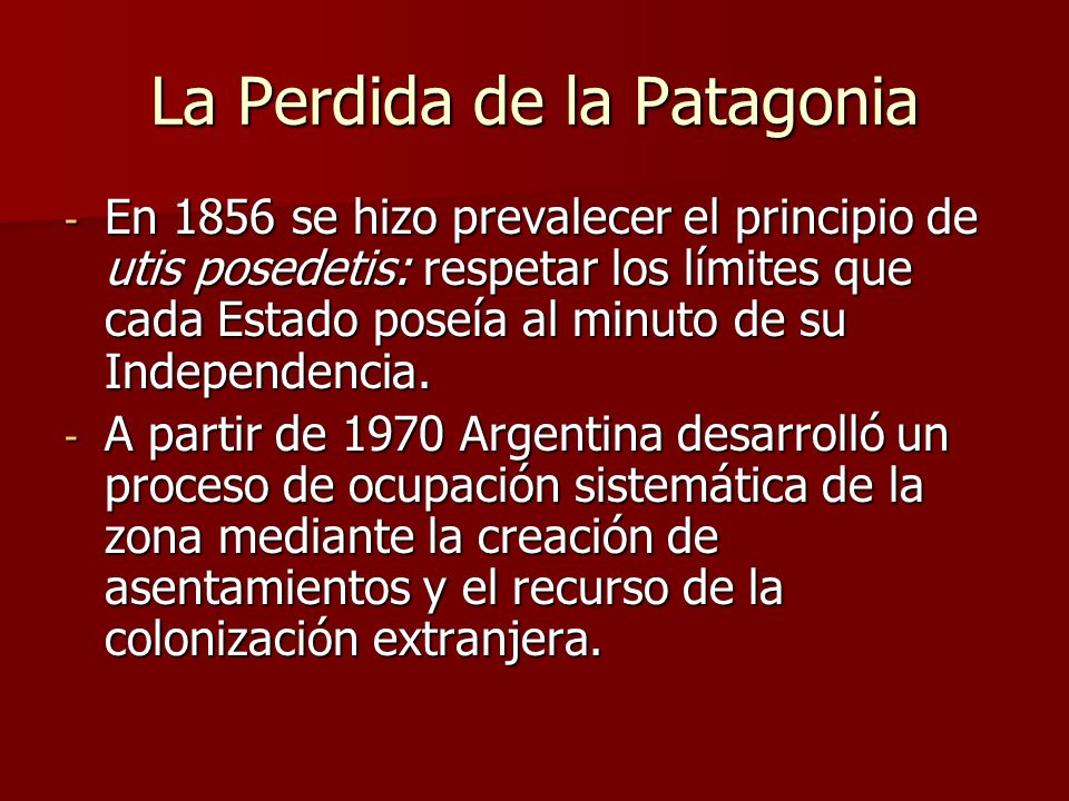La Perdida de la Patagonia