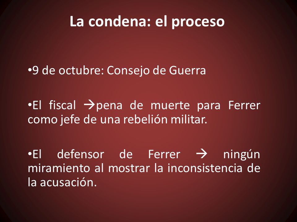 La condena: el proceso 9 de octubre: Consejo de Guerra