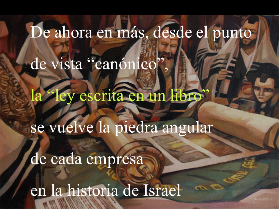 De ahora en más, desde el punto de vista canónico ,