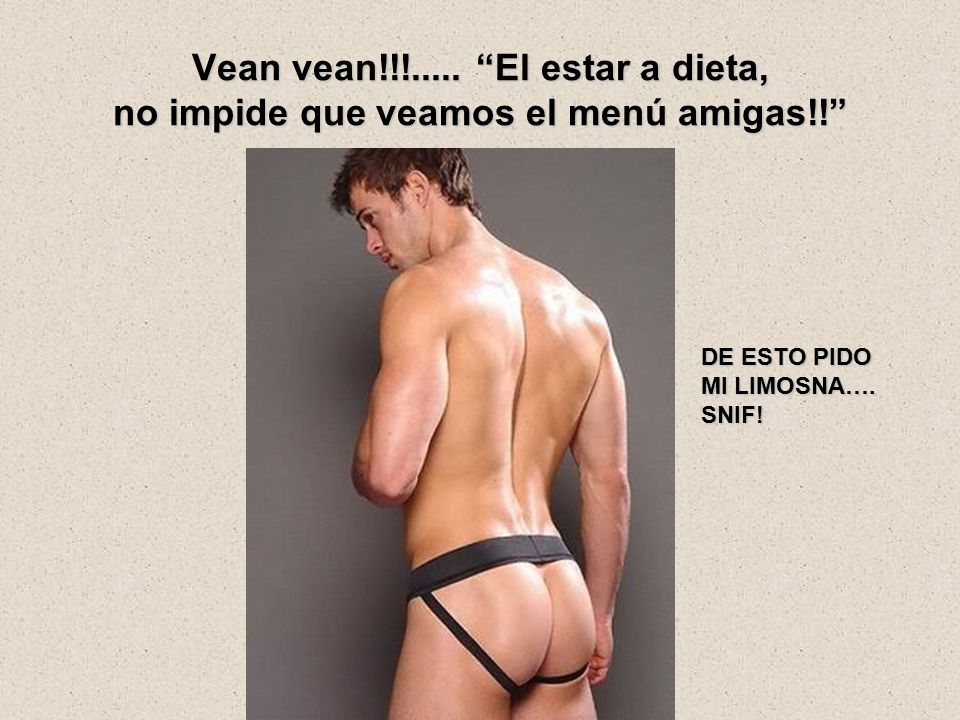 Vean vean!!!..... El estar a dieta, no impide que veamos el menú amigas!!