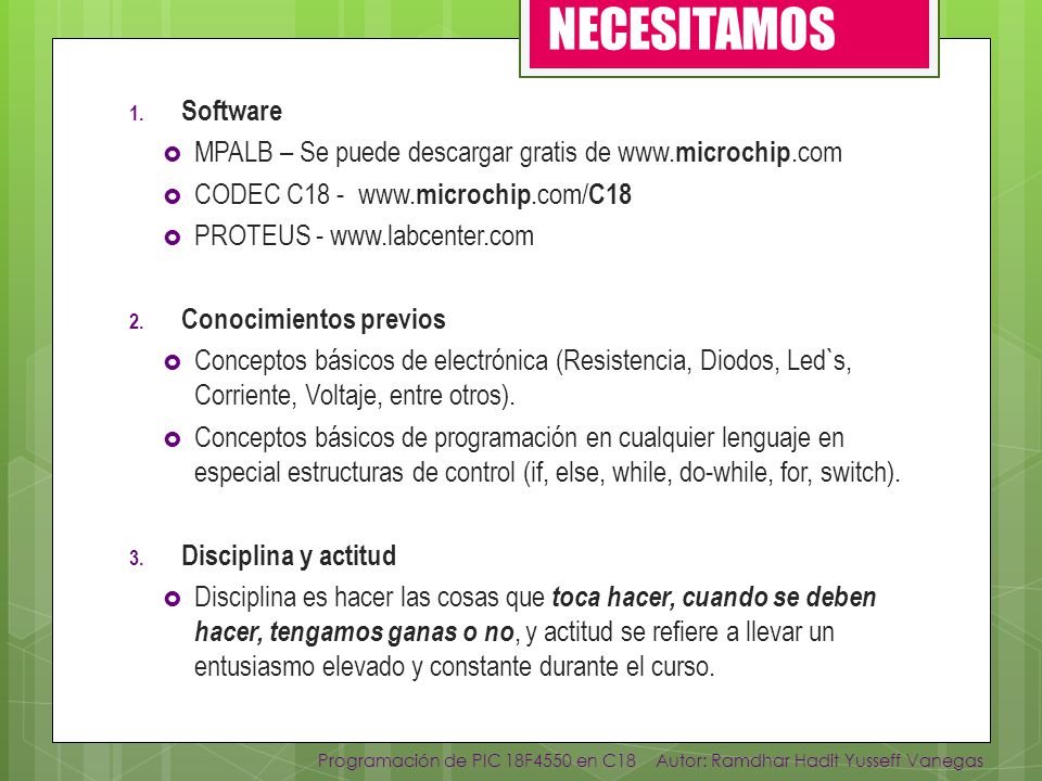 NECESITAMOS Software. MPALB – Se puede descargar gratis de   CODEC C