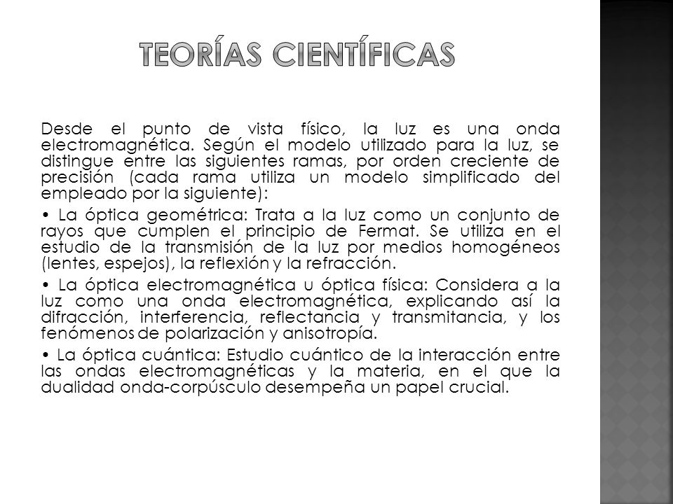Teorías científicas