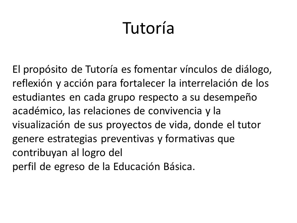 Tutoría