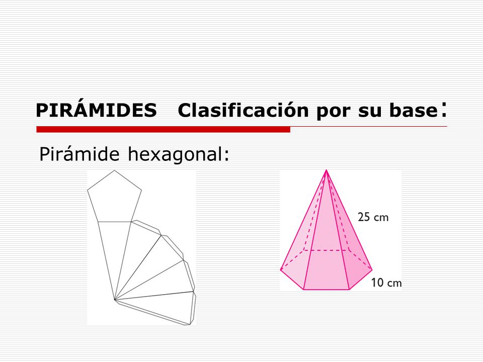 PIRÁMIDES Clasificación por su base: