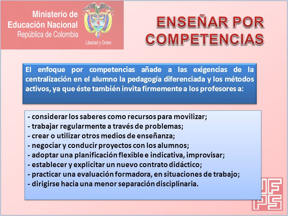 ENSEÑAR POR COMPETENCIAS