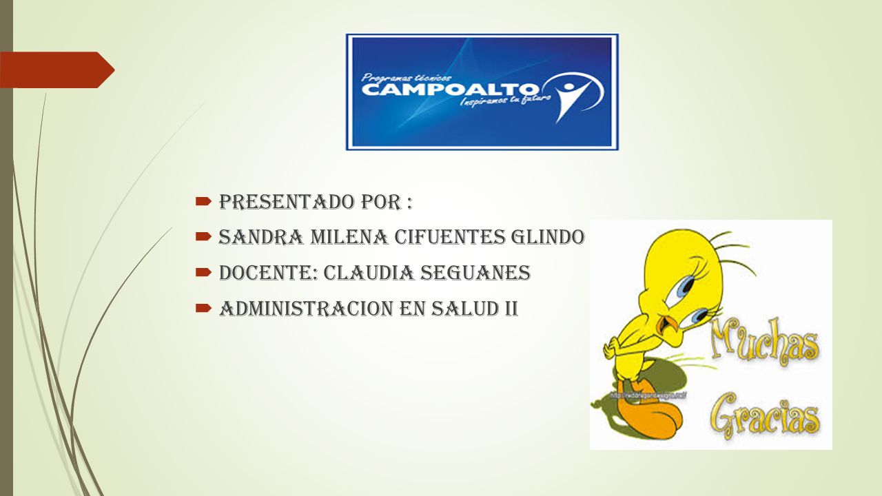 PRESENTADO POR : SANDRA MILENA CIFUENTES GLINDO. DOCENTE: CLAUDIA SEGUANES.