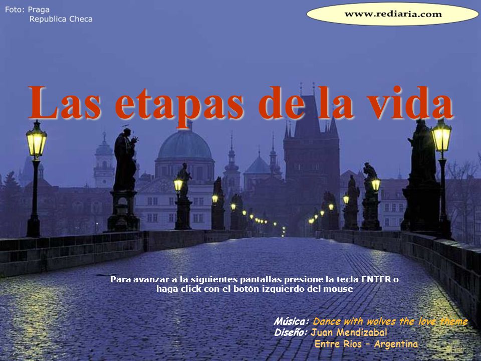 Las etapas de la vida Música: Dance with wolves the love theme