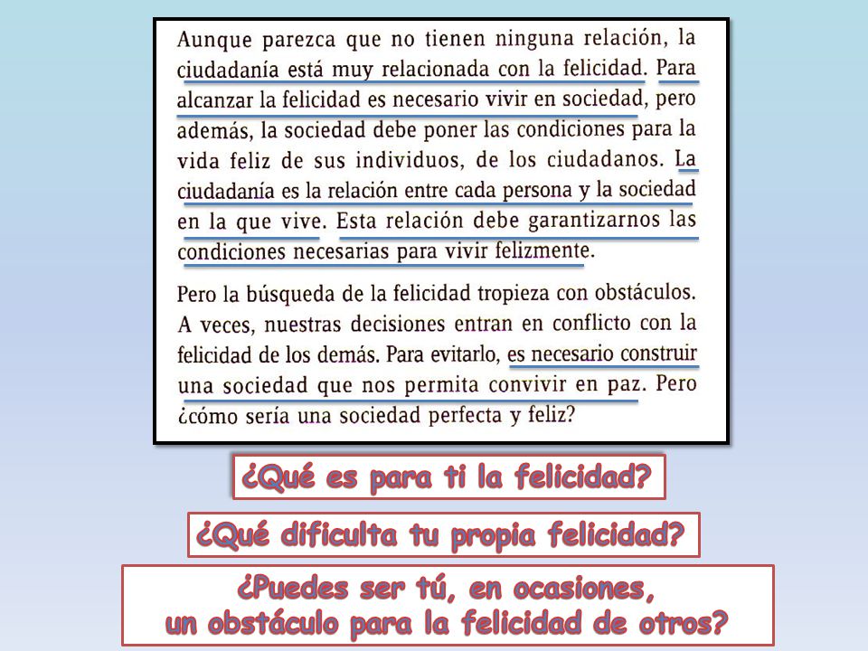 ¿Puedes ser tú, en ocasiones, un obstáculo para la felicidad de otros