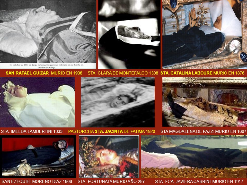 SAN RAFAEL GUIZAR MURIO EN 1938 STA. CLARA DE MONTEFALCO 1308 STA