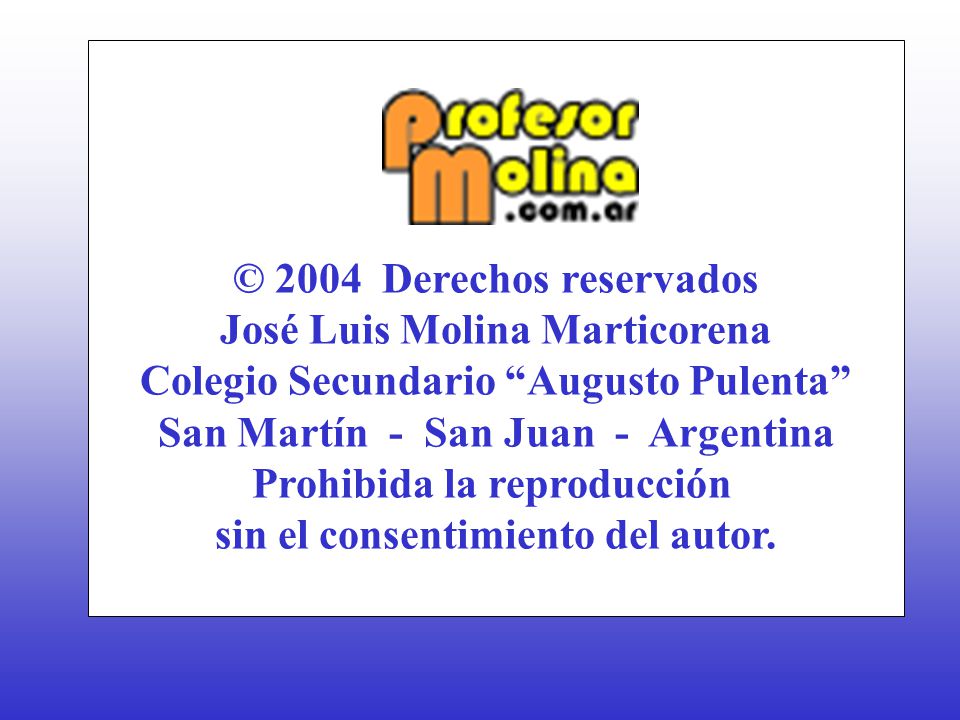 José Luis Molina Marticorena Colegio Secundario Augusto Pulenta