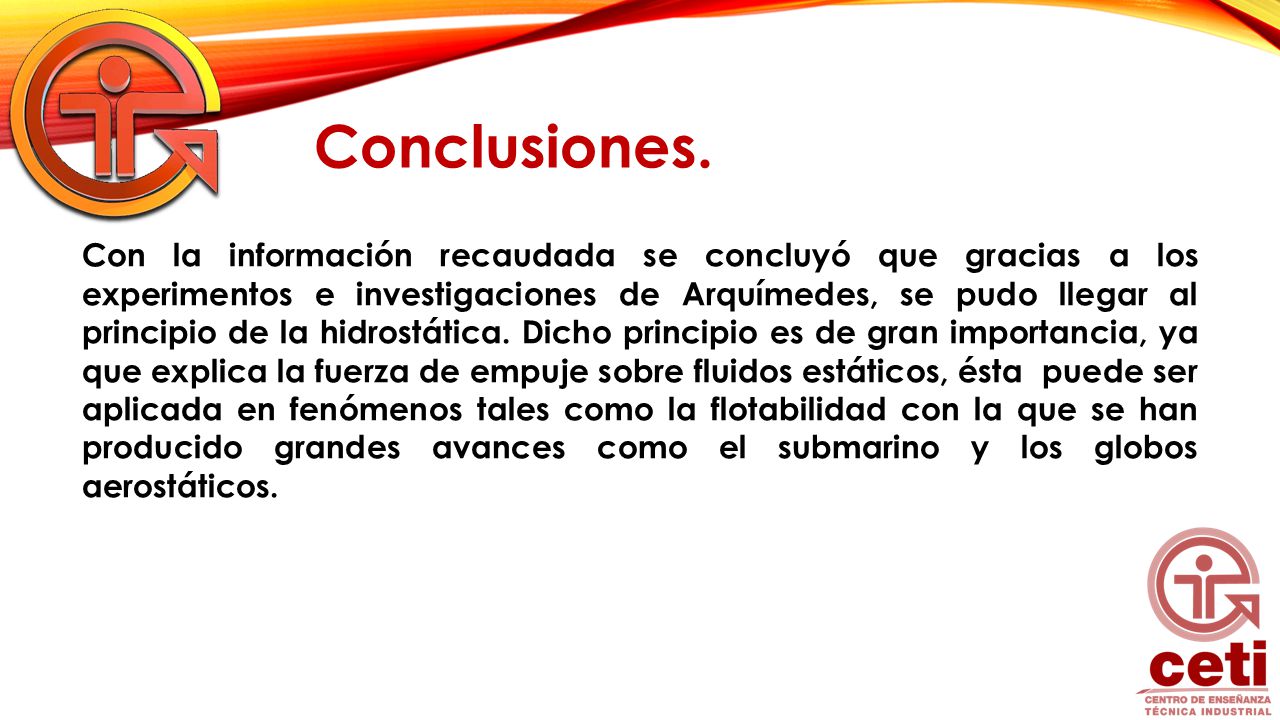 Conclusiones.