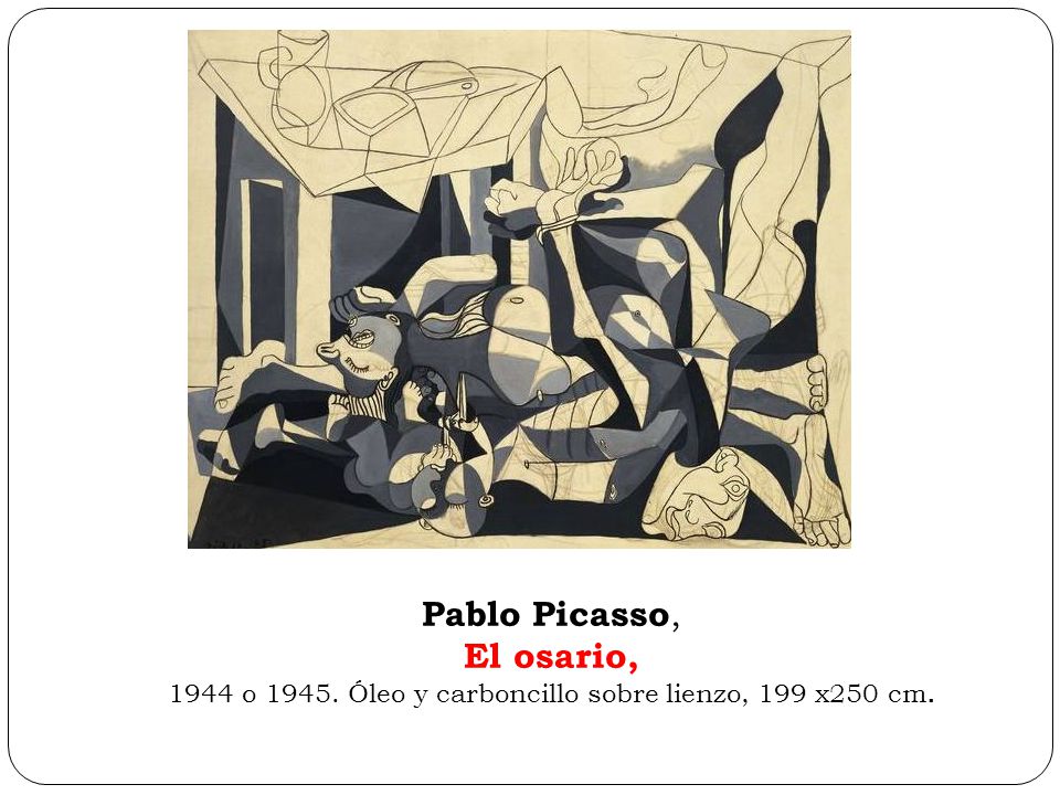 1944 o Óleo y carboncillo sobre lienzo, 199 x250 cm.