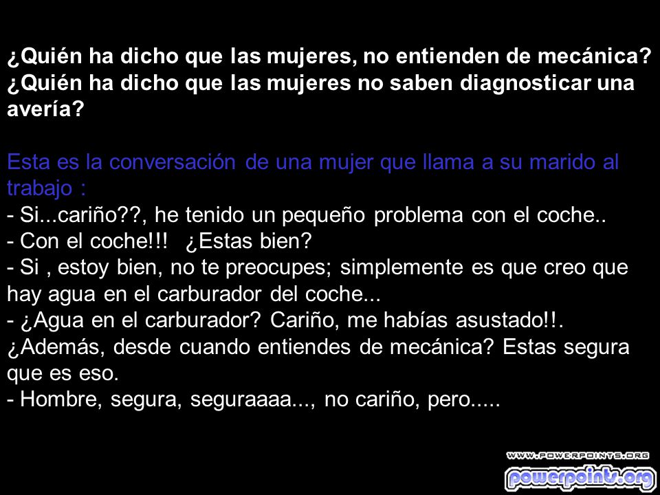 ¿Quién ha dicho que las mujeres, no entienden de mecánica