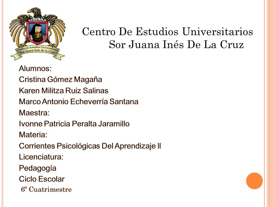 Centro De Estudios Universitarios Sor Juana Inés De La Cruz