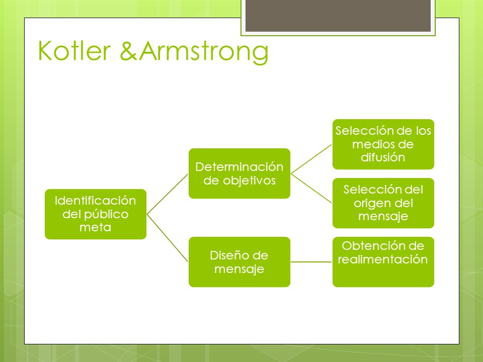 Kotler &Armstrong Identificación del público meta