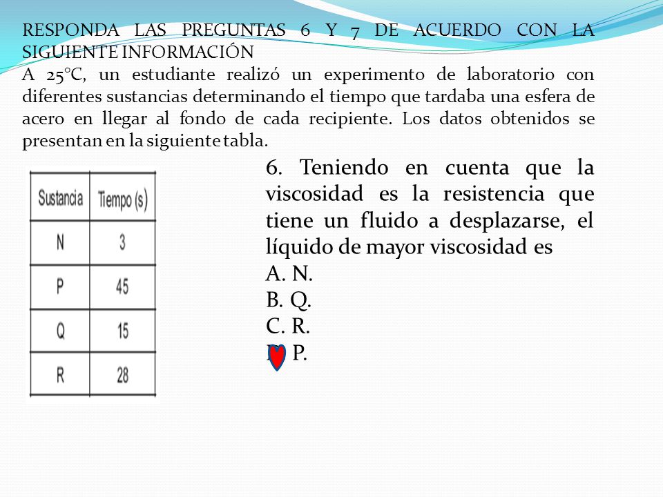 RESPONDA LAS PREGUNTAS 6 Y 7 DE ACUERDO CON LA SIGUIENTE INFORMACIÓN