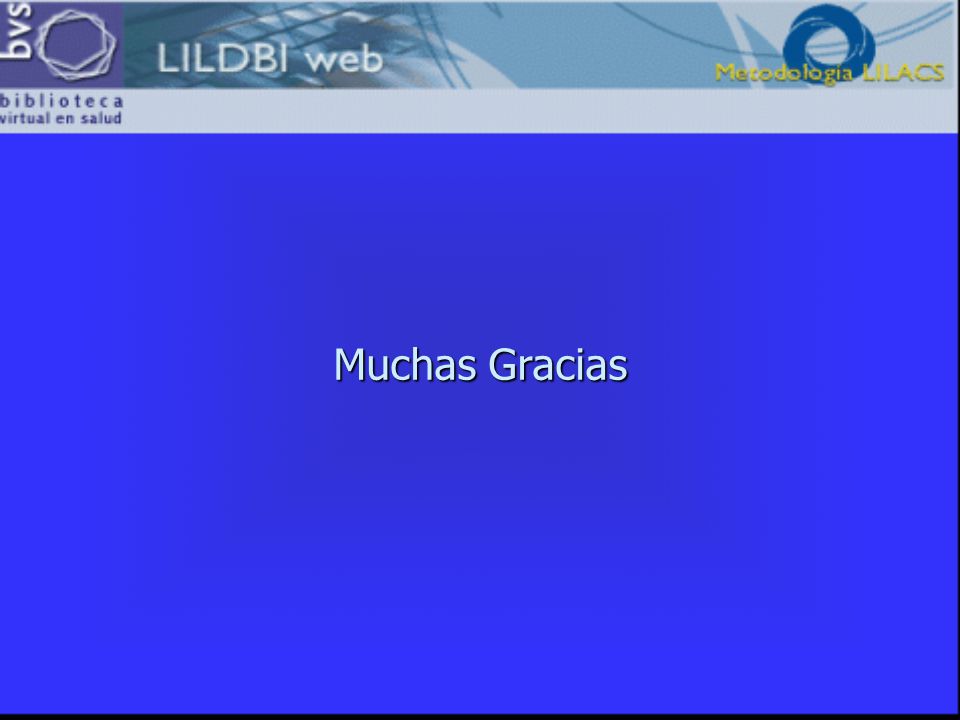 Muchas Gracias