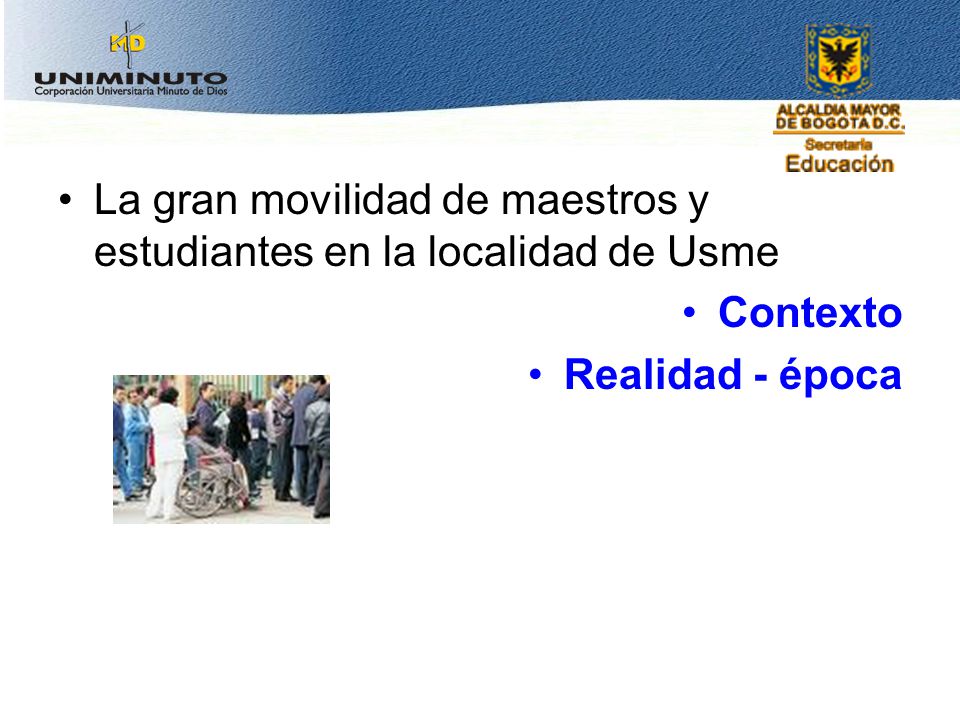 La gran movilidad de maestros y estudiantes en la localidad de Usme