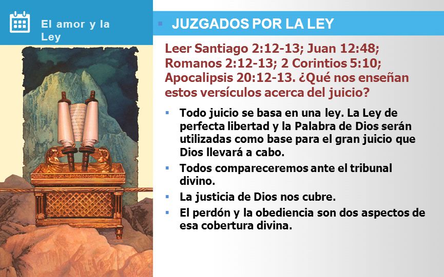 El amor y la Ley JUZGADOS POR LA LEY.