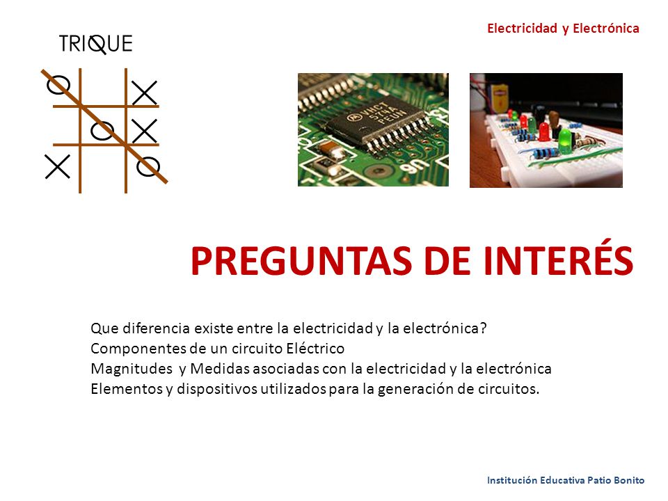PREGUNTAS DE INTERÉS TRIQUE