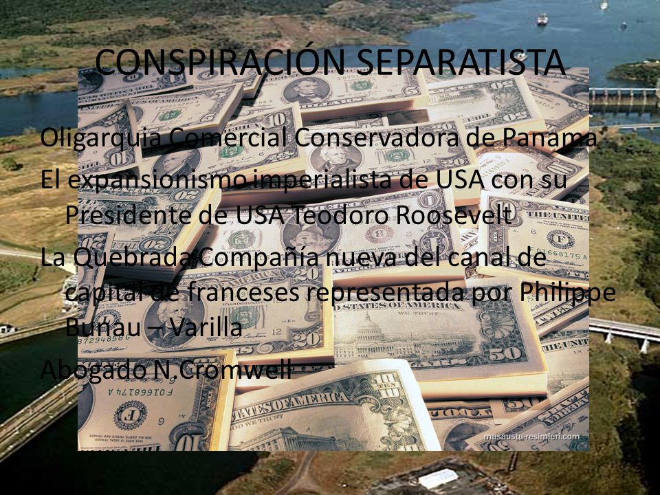 CONSPIRACIÓN SEPARATISTA