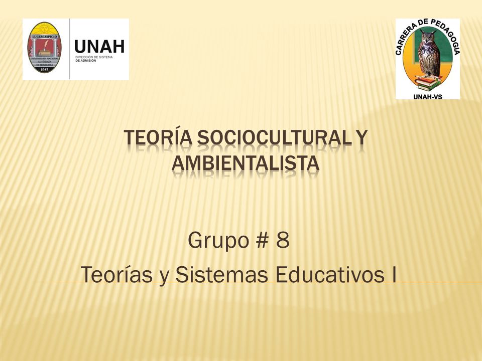 teoría sociocultural y ambientalista